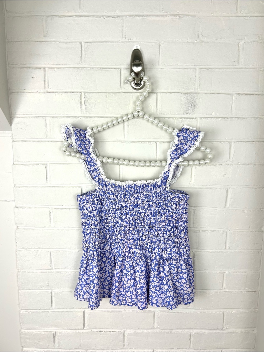 Altar’d State Floral Print Smocked Top Size M - Picture 2 of 9